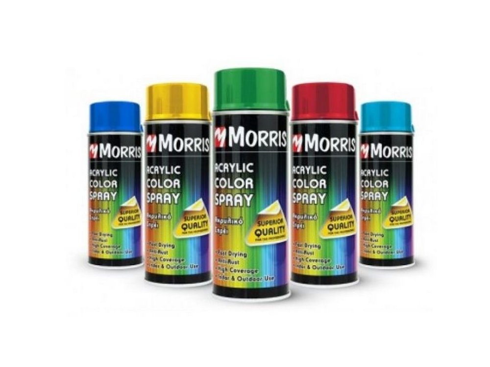 Morris Σπρέι Χρώματος -RAL1013 Μπεζ Μαργαριταριού- 0,40Lt Γυαλιστερό