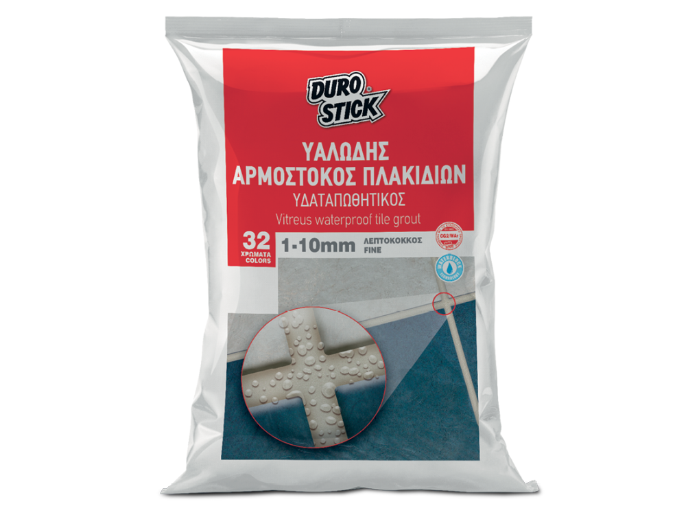 Durostick Υαλώδης Αρμόστοκος 331 Φούξια 5Kg Λεπτόκοκκος Αρμόστοκος Πλακιδίων 1-10mm