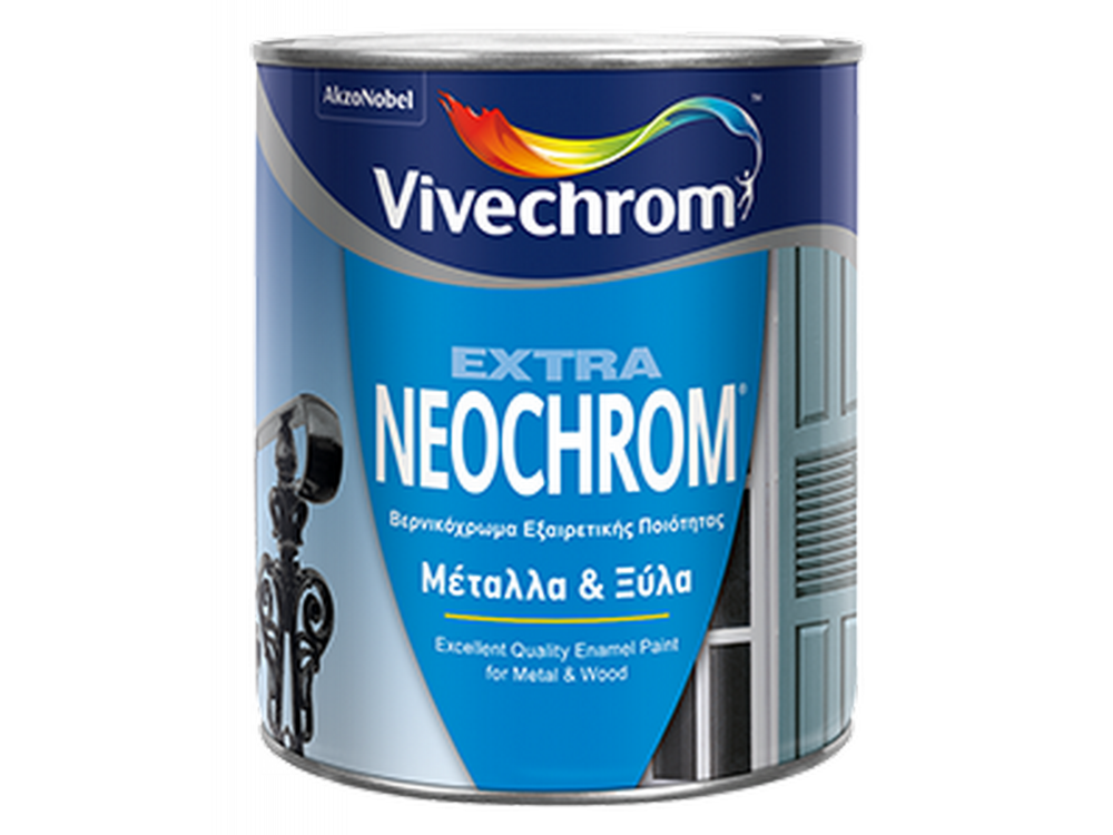 Vivechrom Extra Neochrom 8 Κυπαρισσί 5Lt Βερνικόχρωμα για Μέταλλα και Ξύλα