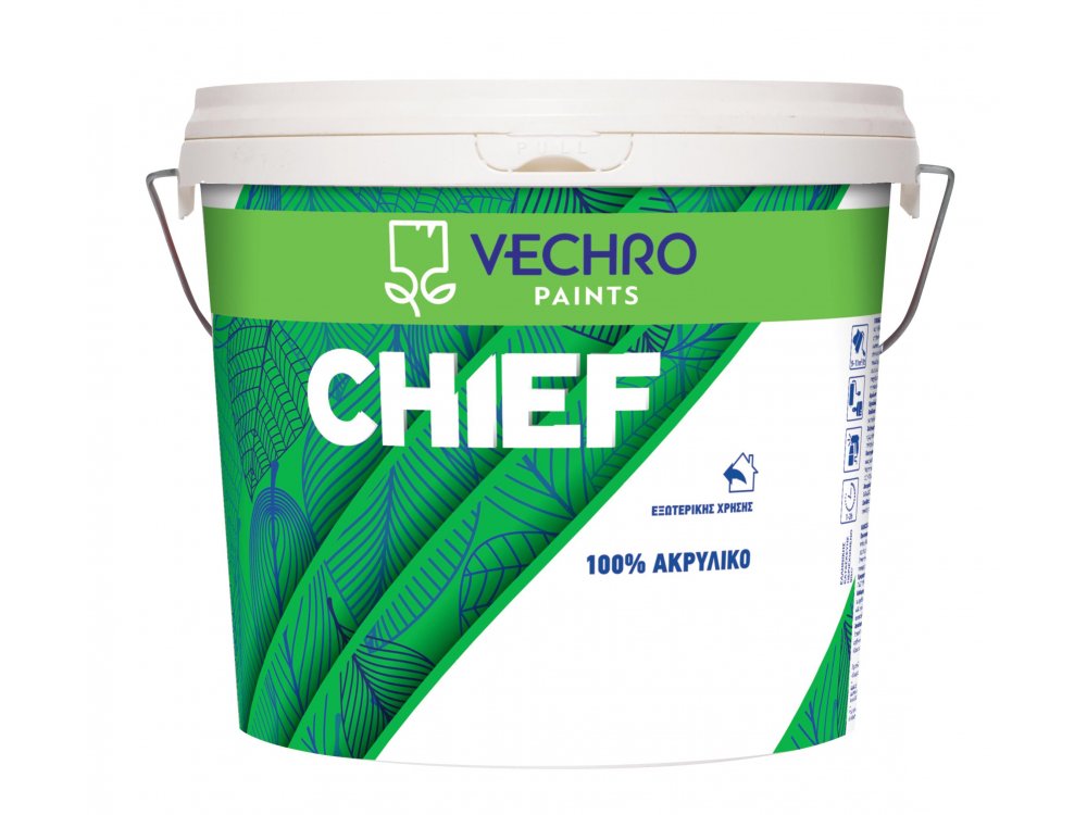 Vechro Chief Ακρυλικό Λευκό 0,750Lt χρώμα Ματ