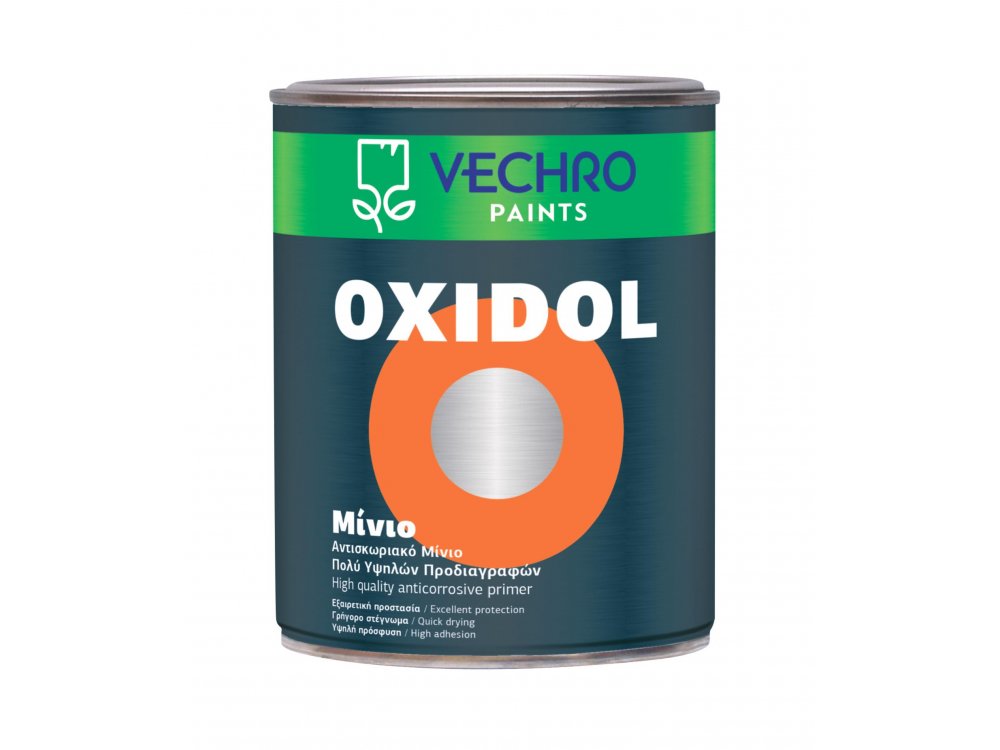 Vechro Oxidol Μίνιο 0,750Lt Αντισκωριακό Υψηλών Προδιαγραφών