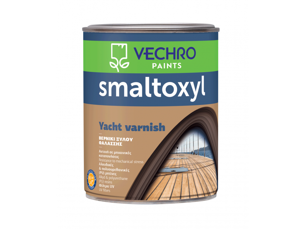 Vechro Smaltoxyl Yacht Varnish 0,750Lt Αλκυδικό - Πολυουρεθανικό Βερνίκι Ξύλου Θαλάσσης Σατινέ