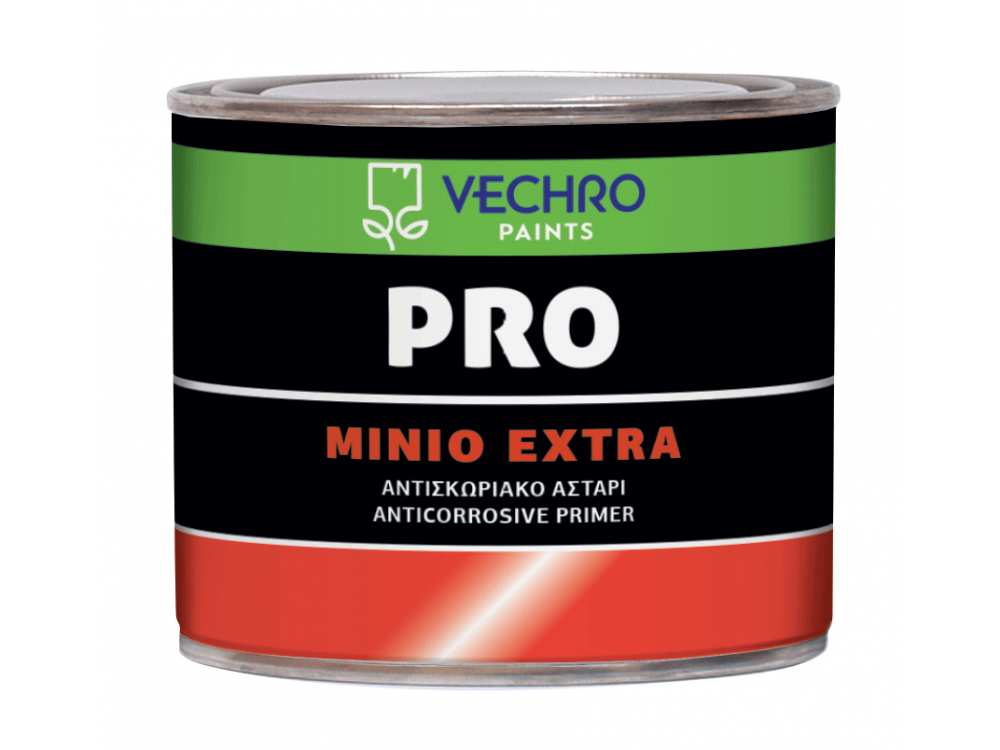 Vechro Pro Minio Extra 1Kg Αντισκωριακό Αστάρι διαλύτου