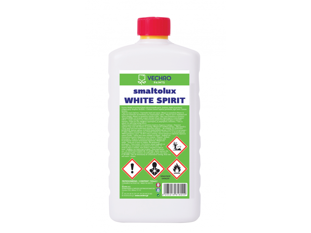 Vechro Smaltolux White Spirit 0,375Lt Διαλυτικό Χρωμάτων για Πινέλο - Ρολλό