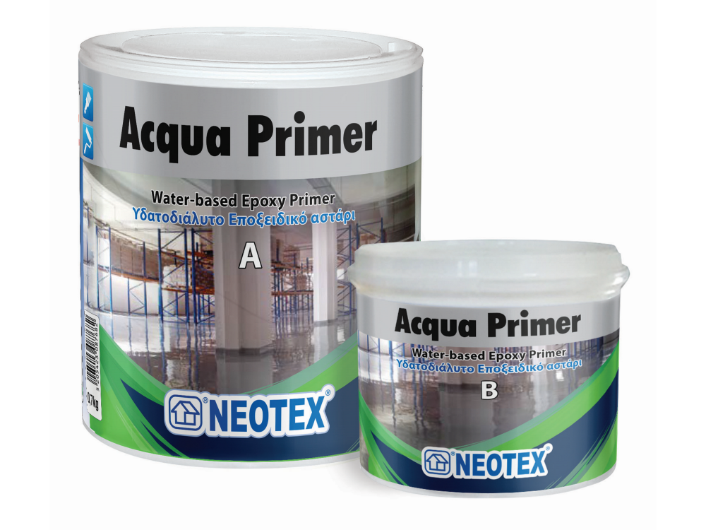 Neotex Acqua Primer 0,7Kg (A+B) Υδατοδιάλυτο Eποξειδικό Αστάρι Δύο Συστατικών