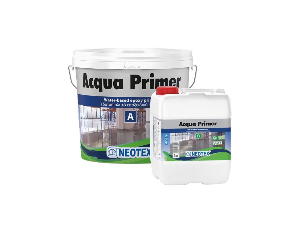 Neotex Acqua Primer 7Kg (A+B) Υδατοδιάλυτο Eποξειδικό Αστάρι Δύο Συστατικών