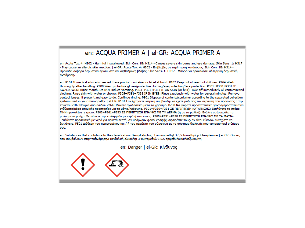 Neotex Acqua Primer 7Kg (A+B) Υδατοδιάλυτο Eποξειδικό Αστάρι Δύο Συστατικών