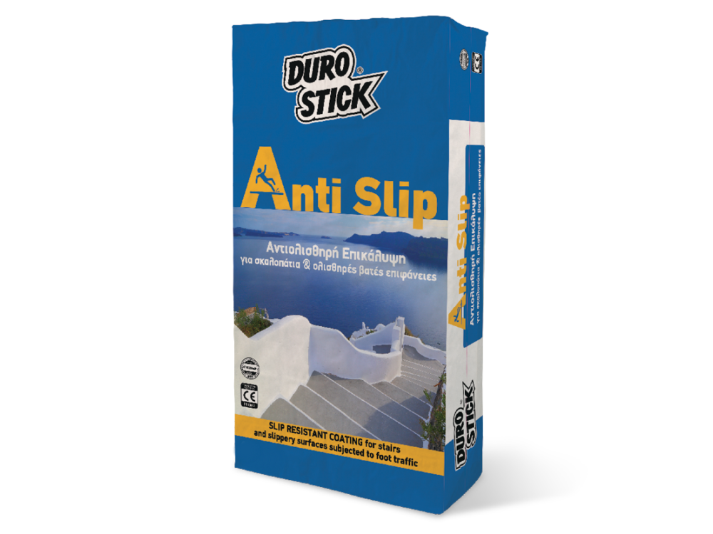 Durostick Antislip Γκρι 5Kg Αντιολισθηρή Επικάλυψη για Σκαλοπάτια και Βατές Επιφάνειες
