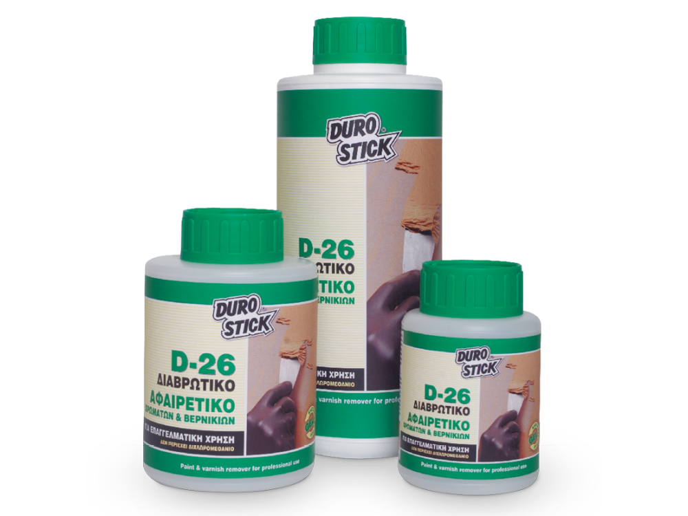 Durostick D -26 Διαυγές 0,5Lt Διαβρωτικό και Αφαιρετικό Χρωμάτων και Βερνικιών