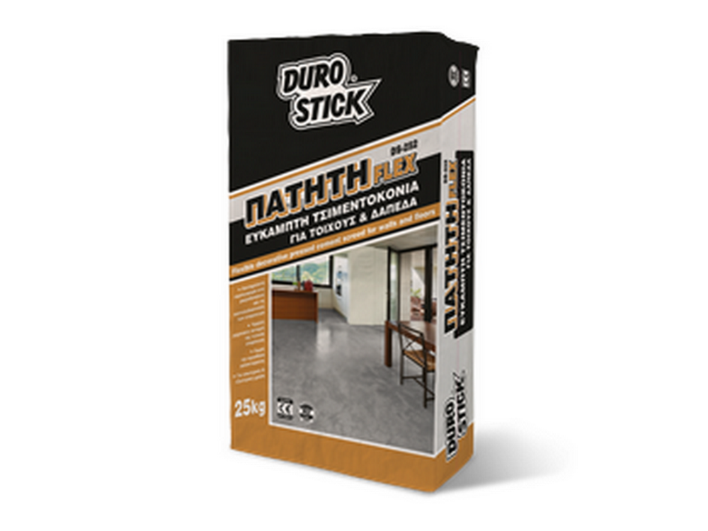 Durostick DS- 252 Flex Γκρι Ανοιχτό 25Kg Εύκαμπτη Πατητή Τσιμεντοκονία για Τοίχους και Δάπεδα