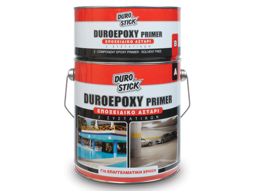 Durostick Duroepoxy Primer Διάφανο 2Kg (Α+Β) Εποξειδικό Αστάρι 2 Συστατικών Με Διαλύτες