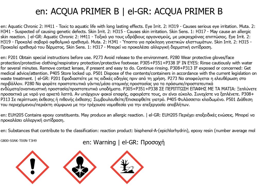 Neotex Acqua Primer 7Kg (A+B) Υδατοδιάλυτο Eποξειδικό Αστάρι Δύο Συστατικών