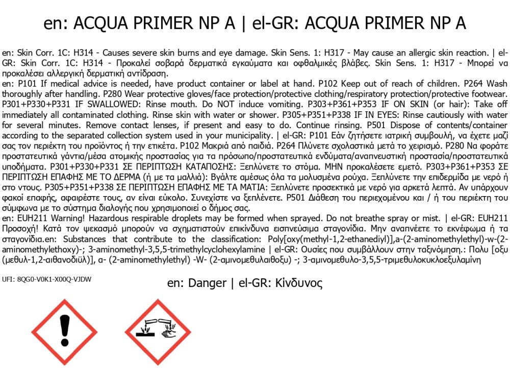 Neotex Acqua Primer NP Γκρι 7Kg (5Α:2Β) Υδατοδιάλυτο Eποξειδικό Aστάρι Συστήματος Πολυουρίας