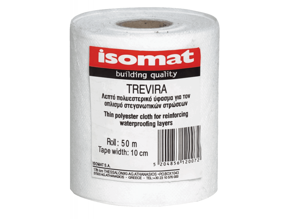 Isomat Πολυεστερικό Ύφασμα Οπλισμού Στεγανώσεων PSF 30 Ταινία 10cm x 50m