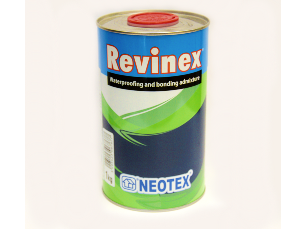 Neotex Revinex 1Kg Συμπολυμερές Γαλάκτωμα Βελτίωσης Κονιαμάτων και Επαλειπτικών Υλικών