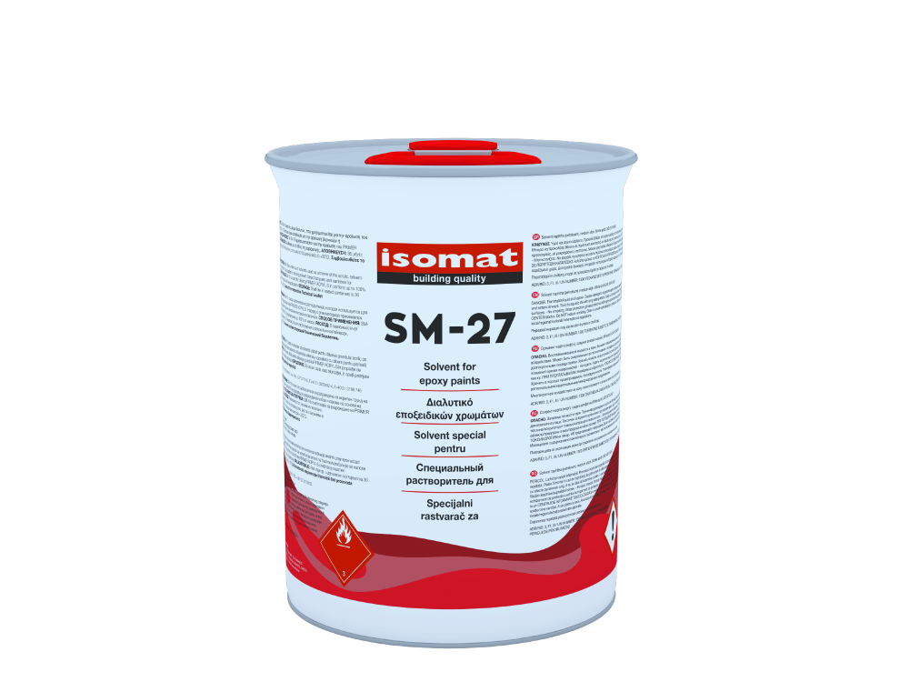 Isomat SM-27 Άχρωμο 4Lt Διαλυτικό Εποξειδικών