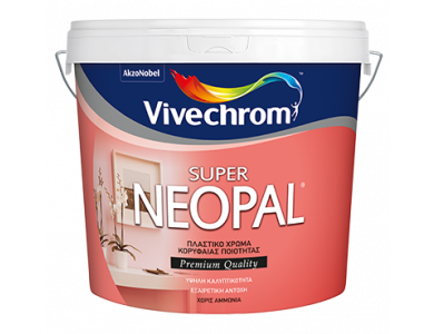 Vivechrom Super Neopal Λευκό 10Lt  Πλαστικό χρώμα Ματ