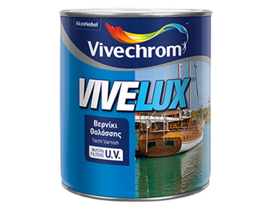 Vivechrom Vivelux Διαφανές 0,750Lt Βερνίκι Θαλάσσης με Προστασία UV Gloss