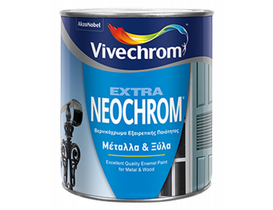Vivechrom Extra Neochrom 1 Θαλασσί 0,750Lt Βερνικόχρωμα για Μέταλλα και Ξύλα