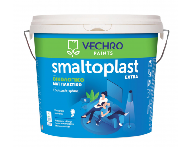 Vechro Smaltoplast Extra Eco Λευκό 10Lt  Πλαστικό Οικολογικό  χρώμα Ματ