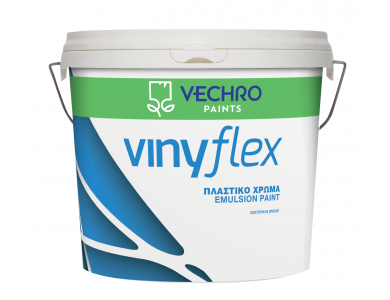 Vechro Vinyflex Λευκό 3Lt  Πλαστικό  χρώμα Ματ
