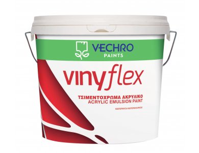 Vechro Vinyflex Λευκό 9Lt Ακρυλικό Τσιμεντόχρωμα Ματ
