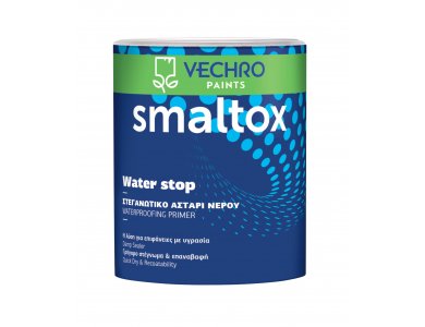 Vechrο Smaltox Ηydro Water Stop Λευκό 2,5Lt Στεγανωτικό Αστάρι Νερού Ματ