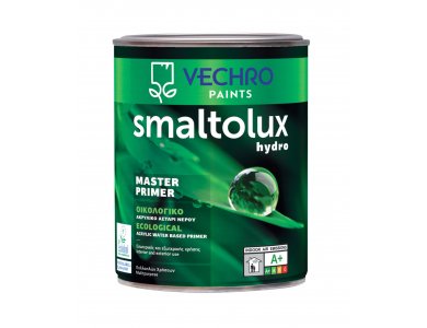 Vechrο Smaltοlux Ηydrο Μaster Ρrimer Λευκό 2,5Lt Οικολογική Ακρυλική Βελατούρα Νερού Πολλαπλών Χρήσεων
