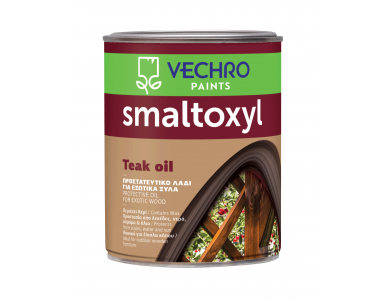 Vechro Smaltoxyl Teak Oil 0,750Lt Προστατευτικό Λάδι για Εξωτικά Ξύλα