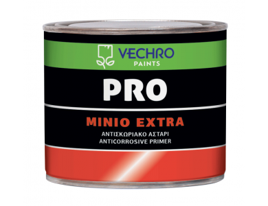 Vechro Pro Minio Extra 0,5Kg Αντισκωριακό Αστάρι διαλύτου