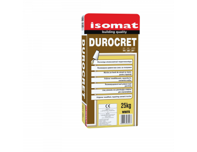 Isomat Durocret Λευκό 25Kg Ρητινούχο Επισκευαστικό Τσιμεντοκονίαμα