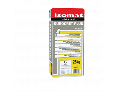 Isomat Durocret - Plus Γκρι 25Kg Ρητινούχο Ινοπλισμένο Επισκευαστικό Τσιμεντοκονίαμα           