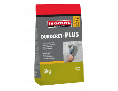 Isomat Durocret - Plus Γκρι 5Kg Ρητινούχο Ινοπλισμένο Επισκευαστικό Τσιμεντοκονίαμα