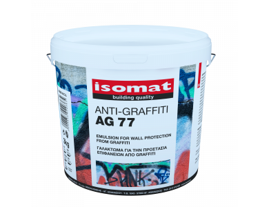 Isomat Anti-Graffiti AG 77 Διάφανο 3Lt Επαλειφόμενο Γαλάκτωμα για την Προστασία Επιφανειών από Graffiti και Περιβαλοντικούς Ρύπους
