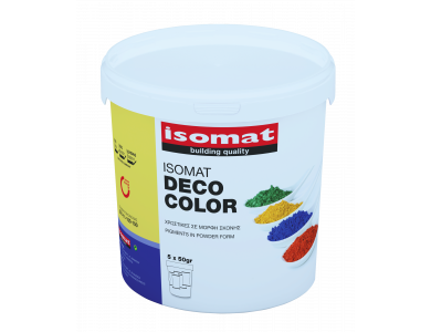 Isomat Deco Color Κεραμιδί 50Gr Χρωστική Ανόργανης Σκόνης για Χρωματισμό Κονιαμάτων και Σκυροδέματος 