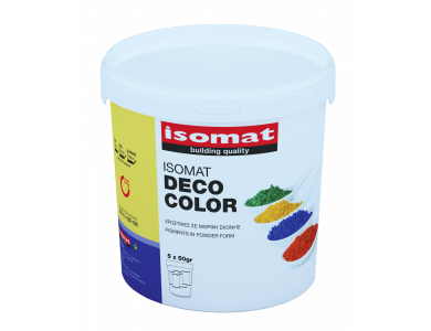 Isomat Deco Color Καφεκόκκινο 50Gr  Χρωστική Ανόργανης Σκόνης για Χρωματισμό Κονιαμάτων και Σκυροδέματος