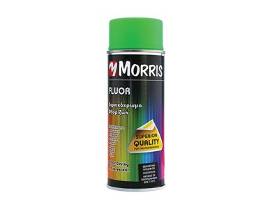 Morris Fluor Σπρέι Χρώματος Πορτοκαλί - Κόκκινο Φθορίου 0,40Lt