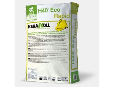 Kerakoll H40 Eco Rapid Λευκή 25Kg Κόλλα Πλακιδίων