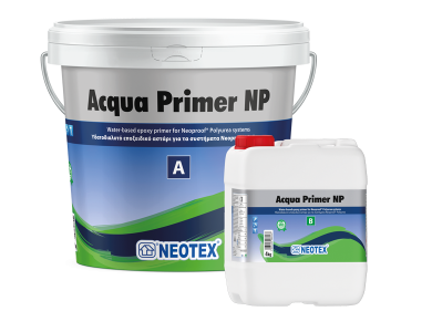 Neotex Acqua Primer NP Γκρι 7Kg (5Α:2Β) Υδατοδιάλυτο Eποξειδικό Aστάρι Συστήματος Πολυουρίας