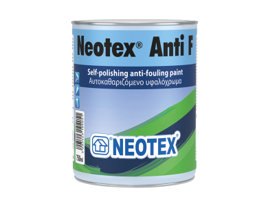 Neotex Anti F 0,75t Κεραμιδί Αυτοκαθαριζόμενο Υφαλόχρωμα ( Μουράβια ) για Ξύλινα και Πολυεστερικά Σκάφη
