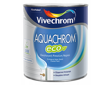 Vivechrom Aquachrom Eco Λευκό 2,5Lt Οικολογική Ριπολίνη Νερού Gloss