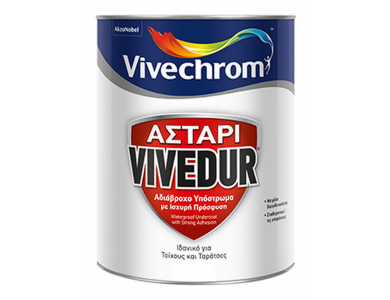 Vivechrom Αστάρι Vivedur Διαφανές 5Lt Ακρυλικό Αστάρι Διαλύτου