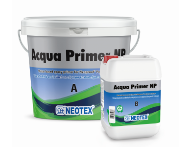 Neotex Acqua Primer NP Γκρι 7Kg (5Α:2Β) Υδατοδιάλυτο Eποξειδικό Aστάρι Συστήματος Πολυουρίας