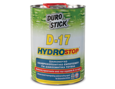 Durostick D- 17 Hydrostop Διάφανο 4Lt Σιλικονούχο Αδιαβροχοποιητικό Εμποτισμού για Διακοσμητικά Τούβλα 