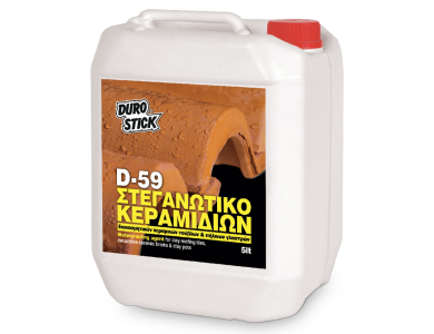 Durostick D- 59 Διάφανο 5Lt Στεγανωτικό Κεραμιδιών Κεραμικά Τούβλα και Πήλινες Γλάστρες