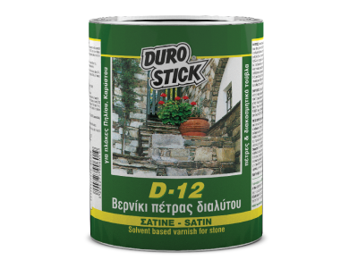 Durostick D- 12 Διάφανο 1Lt Βερνίκι Πέτρας Διαλύτου