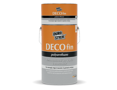 Durostick Decofin Polyurethane Διάφανο 5Kg (Α+Β) Πολυουρεθανικό Βερνίκι Δύο Συστατικών Ματ