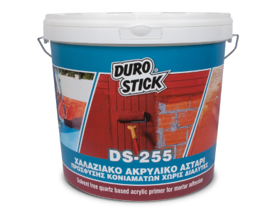 Durostick DS- 255 Κεραμιδί 5Kg Χαλαζιακό Ακρυλικό Αστάρι Πρόσφυσης Κονιαμάτων Χωρίς Διαλύτες