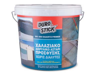 Durostick DS- 260 Γαλάζιο 4Kg Χαλαζιακό Ακρυλικό Αστάρι Πρόσφυσης για Ξύλα Μέταλλα Χωρίς Διαλύτες