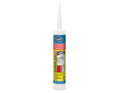 Durostick Duroflex- PU Λευκό 0,31Lt Ελαστομερής Πολυουρεθανική Σφραγιστική Μαστίχη 